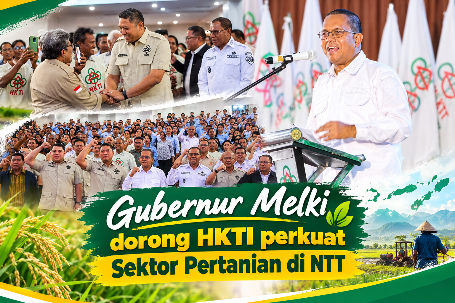 Gubernur Melki Dorong HKTI Perkuat Sektor Pertanian di NTT